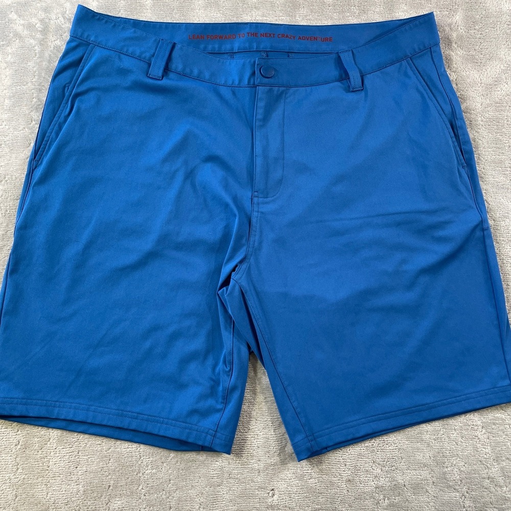 Rhone  Commuter Shorts Mens 36 Blue Performance Golf Activewear Preppy Light
